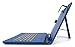 DURAGADGET Premium Quality 10.1-inch Faux Leather Micro USB 2.0 Tablet Keyboard Case in Blue for the FUSION5 XTRA POWER4 Tablet PC