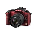Panasonic Lumix DMC-G2KEG-R Systemkamera (12 Megapixel, LiveView) Geh�use rot inkl. Lumix G Vario Objektiv (14-42 mm)