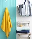 Martha Stewart Collection Solid Beach Towel