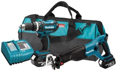 Makita LXT224 2-Piece 18-Volt LXT Lithium-Ion Cordless Combo Kit
