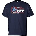 adidas Cleveland Cavaliers #23 LeBron James Navy Blue 2009 NBA League MVP T-shirt
