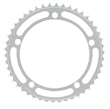 Rocket Alloy Chainring 144mm, 5 Bolt 42T Silver 3/32 Road Pitch