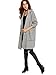 ROMWE Women's Classic Open Front Lapel Long Sleeve Pockets Cardigan Sweater