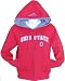 Women`s Ohio State Buckeyes Arial Full-Zip Fleece Hooded Sweatshirt