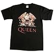 QUEEN - Color Crest - Black T-shirt