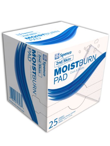 Spenco 2nd Skin Moist Burn Pads, Small, 25-Count
