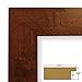 Craig Frames FM74DKW 11 by 17-Inch Picture/Poster Frame, Smooth Grain Finish, 2-Inch Wide, Dark Brown