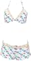 Designer Swimwear Swimsuit Bathing Suit Boyshorts - L