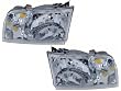 1998-2006 Ford Crown Victoria Headlight Assembly (1999 2000 2001 2002 2003 2004 2005 98 99 00 01 02 03 04 05 06) - One Pair(Both Driver and Passenger Sides) - DOT Certified Headlight