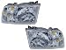 1998-2006 Ford Crown Victoria Headlight Assembly (1999 2000 2001 2002 2003 2004 2005 98 99 00 01 02 03 04 05 06) - One Pair(Both Driver and Passenger Sides) - DOT Certified Headlight
