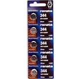 #344 Renata Watch Batteries 5Pcs