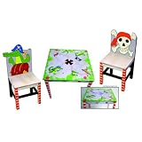 LC Creations Pirate's Life Table and Set of 2 Chairs