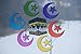 Islamic Set of 7 Large Moon and Star Window Clings