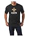 NFL New Orleans Saints Men's UP4 Tee, Black, Large
