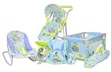 Enlarge toy image: Fifi and the Flowertots 4-in-1 Twin Stroller & Nursery Set -  preschool activity for young kids