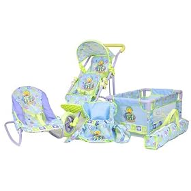 Fifi and the Flowertots 4-in-1 Twin Stroller & Nursery Set