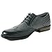 Alpine Swiss Men's Zurich Wing Tip Oxfords Two-Tone Brogue Medallion