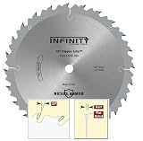010-124, 10 x 24 Tooth Thin-Kerf Ripping Saw Blade x .097 Kerf, 5/8 Arbor