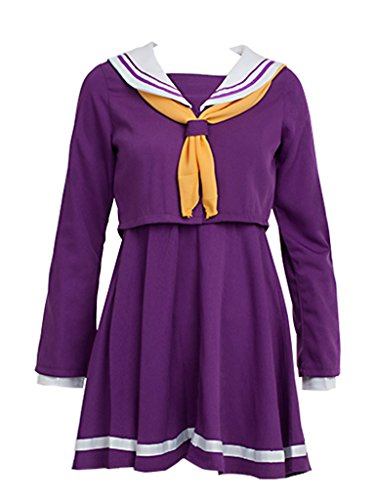 NO GAME NO LIFE Shiro Sailor Suit Cosplay Costume mp002470
