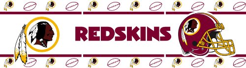 Sports Coverage NFL Washington Redskins Wall Border