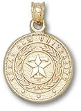 Texas A&M Aggies Solid 10K Gold Polished Seal Pendant