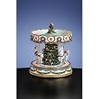 San Francisco Music Box Christmas Musical Centerpiece O Tannenbaum Merry Go Round Collectible
