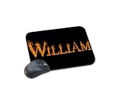 Produkt-Bild: "Hei&szlig; Namen" Falk, Original Designer Trend Mouse Pad. 6mm St&auml;rke Unterseite f&uuml;r optimalen Halt. Optimale Performance f&uuml;r Spiele Kompatibel mit allen Maustypen. Mouse Pad - Orange.