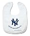 MLB New York Yankees White Snap Bib with Team Logo