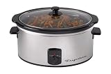 Frigidaire Fclsc55/h 5.5ltr Oval Stainless Steel Slow Cooker