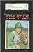 1971 Topps #45 Jim Hunter Oakland A's HOF Signed AUTO SGC COA Deceased 1999 - Signed MLB Baseball Cards