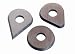 BAHCO PREMIUM CARBIDE SCRAPER REPLACEMENT BLADE, 1" PEAR SHAPE FOR 625 SCRAPER