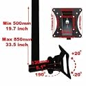 VideoSecu LCD Monitor Plasma TV Flat Panel Ceiling Mount Loading up to 66lb 1E7