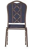 National Public Seating 9300 Fabric/ DB-BX (Set of 2) Series 9300 Fabric Silhouette Banquet Stacker