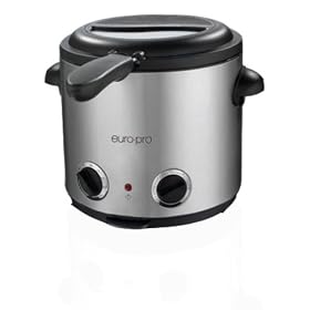Euro-Pro F1045 1-1/2-Liter Stainless-Steel Deep Fryer