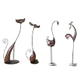 Metal Animal Figures - Rust (Large)