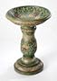 24" Ornate Garden Bird Bath Figure Statue