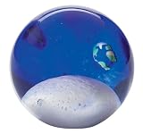 Glass Eye Studio Earth Rising Blown Glass Paperweight