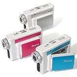 Mustek 5MP Digital Still & Video Camera with Color LCD Screen, Pink