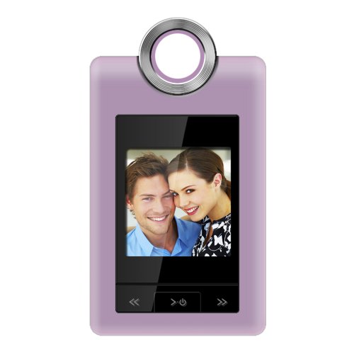 Coby DP152PNK 1.5-Inch Cliphanger Key Chain Digital Photo Frame (Pink)