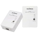 Edimax Nano Size Powerline Adapter Starter Kit Supports up to 500Mbps Powerline speed (HP-5101K)