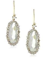 Kalan by Suzanne Kalan Green Amethyst Wire Drop Earrings