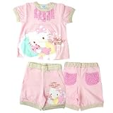 Hello Kitty Shirt And Shorts: Gingham Ruffles/Teddy Bear 7 to 8 Years