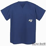Georgia Southern University Scrubs Top Shirt- GSU Eagles Logo For HIM or HER -Officially Licensed NCAA College Logo Apparel For HIM or HER SEARCH BROAD BAY SCRUB FOR OTHER College Logo Apparel Unique GIFT Ideas for Man Men Woman Women Ladies Nurses