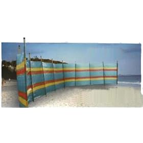 10 Pole extra tall Windbreak 20ft long for Tent/Caravan/Beach
