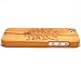 eimolife(TM) Natural Handmade hard wood Bamboo Case Cover for iphone 5 with free screen protector(Christmas Wishing Tree)