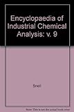 Encyclopedia of industrial chemical analysis