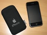 Miracle Tech: Black soft pouch & screen protector - for the Apple iphone 3G