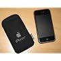 Miracle Tech: Black soft pouch & screen protector - for the Apple iphone 3G