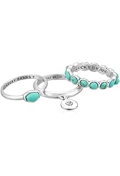 Lucky Brand Lucky Layer Turquoise Stack Ring, Size 7