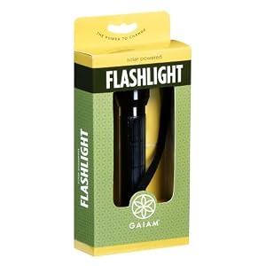Gaiam Solar Powered LED Flashlight